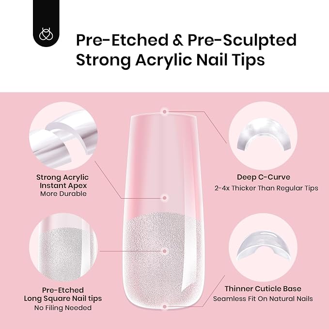 1 - Tipex Nails Only | Long Square | 512