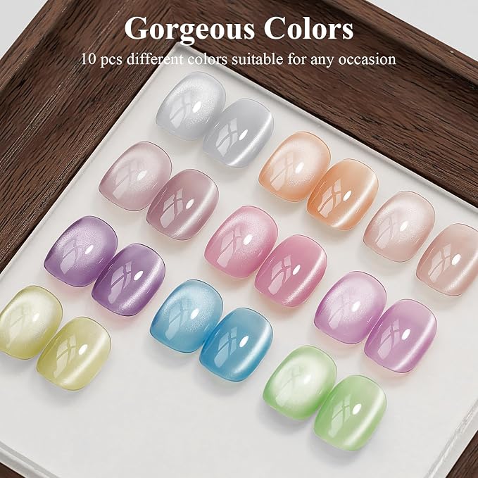 10 Colors-Moonlight Cat Eye Gel