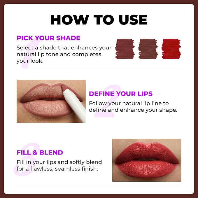 Pack of 3: Berry, Pink Taupe, Ruby Red