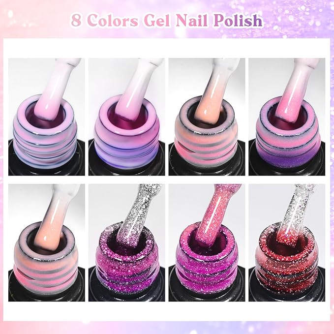 12Pcs 8 Colors Set1