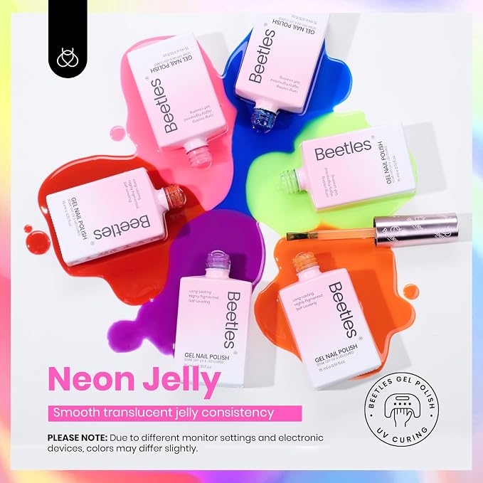 Neon Jelly Colorful Bottle Gel