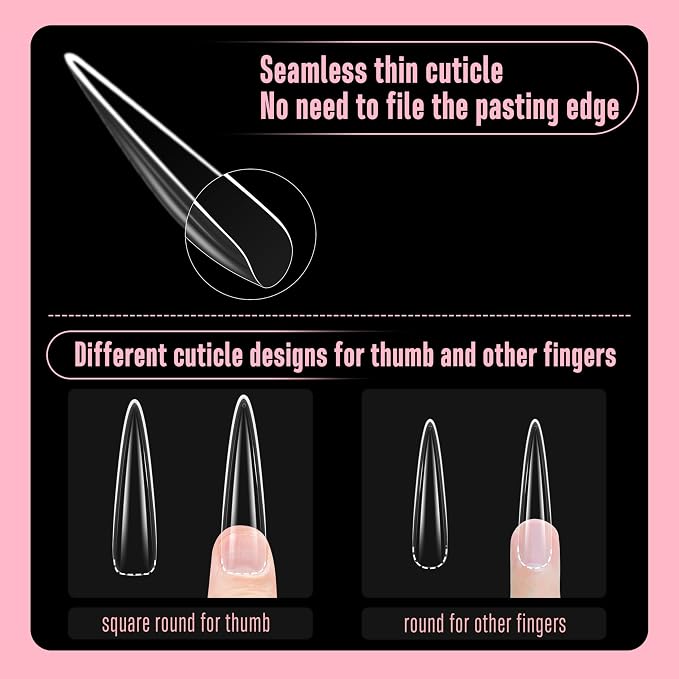 XXL Stiletto Sculpted Thick