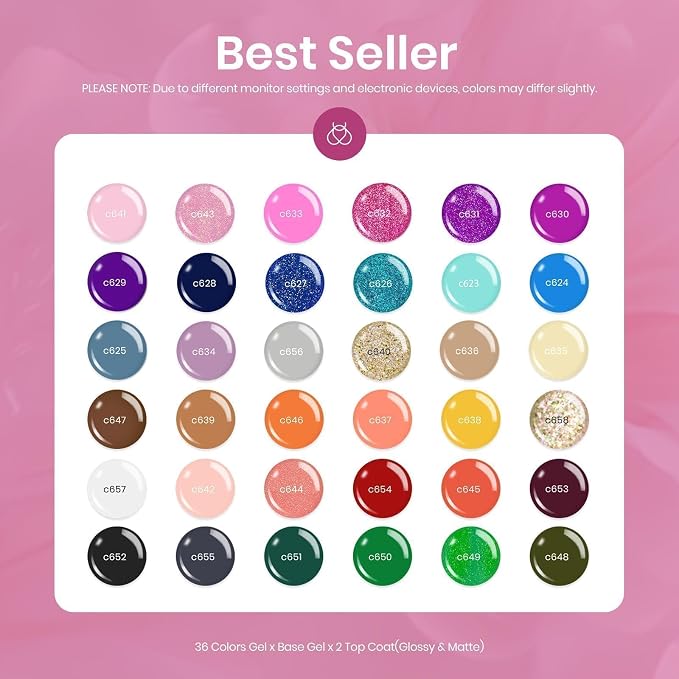Sparkle Red Pink Glitter Gel