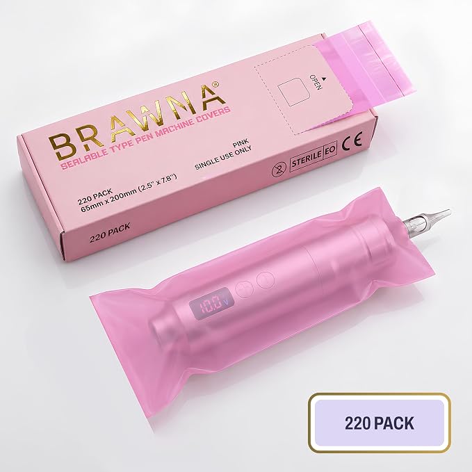 Pink with closure