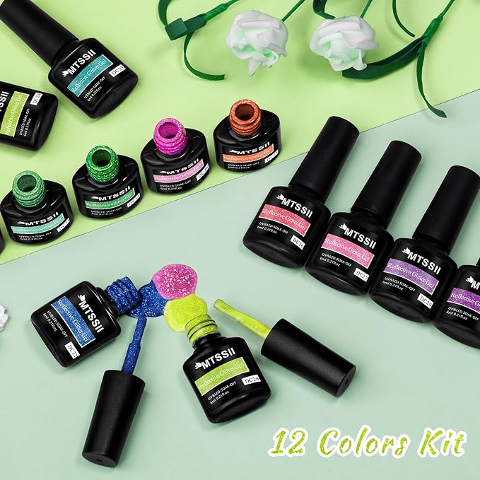12 Pcs Neon Reflective