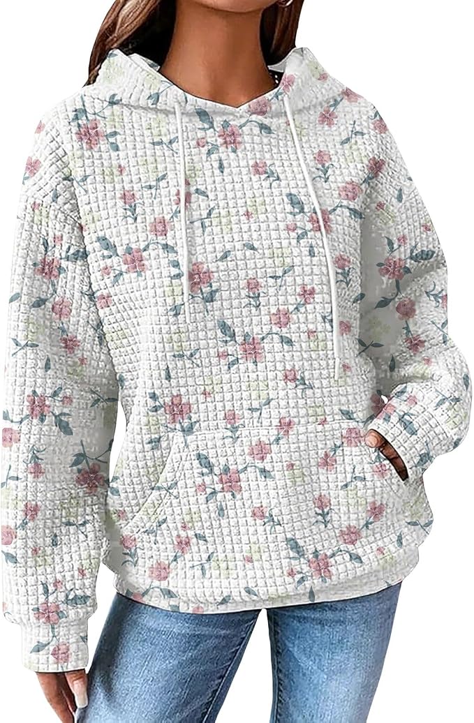 Womens Fashion Floral Print Hoodies 21
