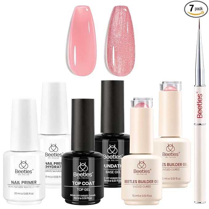 A - Glitter & Rose Pink | Builder Starter Kit