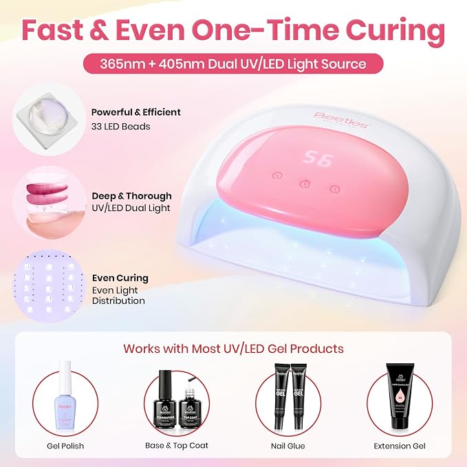 Y-UV Nail Lamp for Hands & Feet Candy White