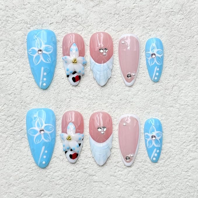 Handmade Almond Nails 33