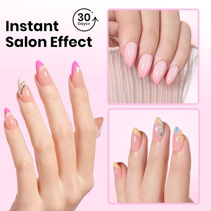 3 - Tipex Lite Nails Kit | Short Almond | 256