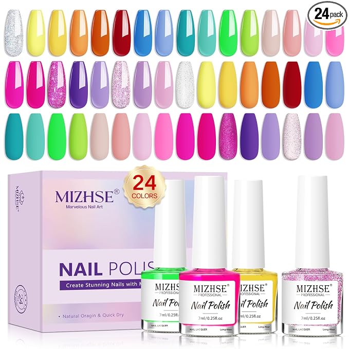 0-0-Neon Nail Polish