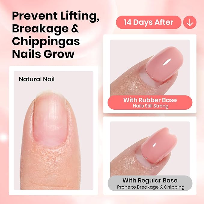 Nude Pink Rubber Base Gel