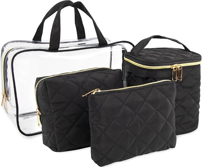 Sleek Quilted Black