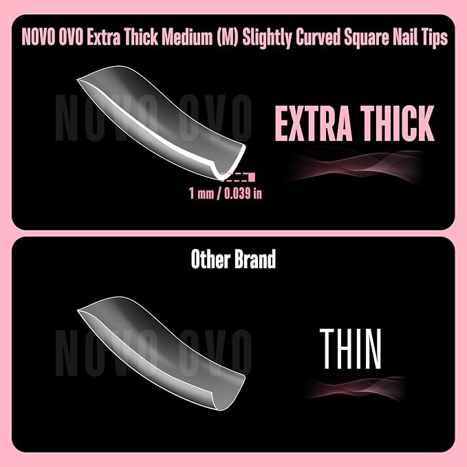 Medium Square Curved