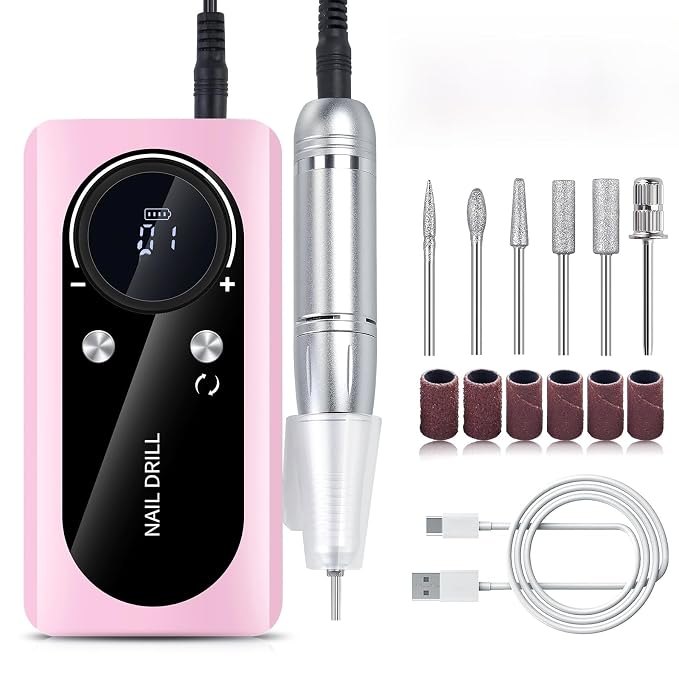 Usb Nail Drill, Pink V2