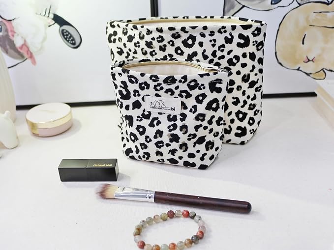 LG-White Leopard Twill-Set 2