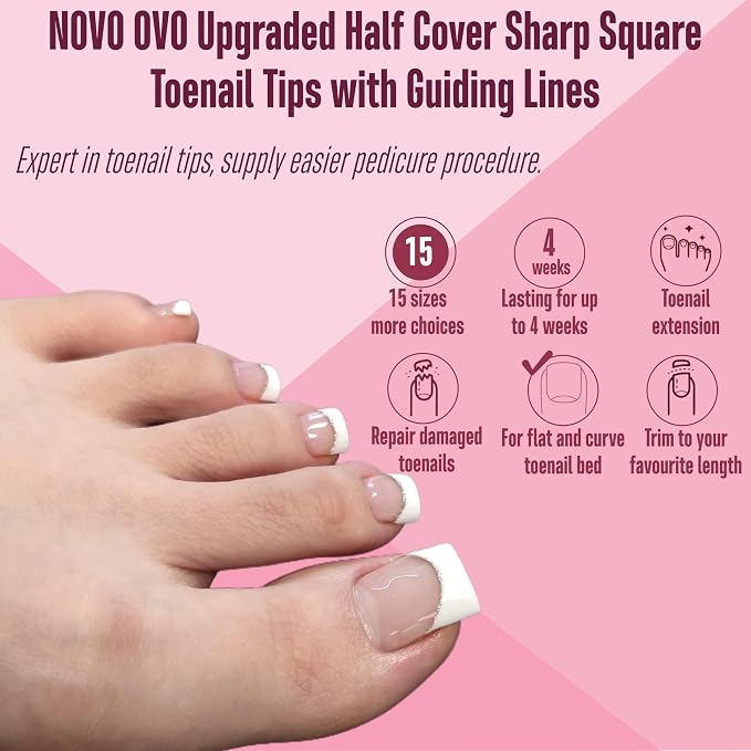 Square Half Cover Clear Medium