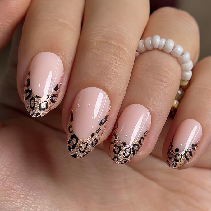 Leopard French Tip