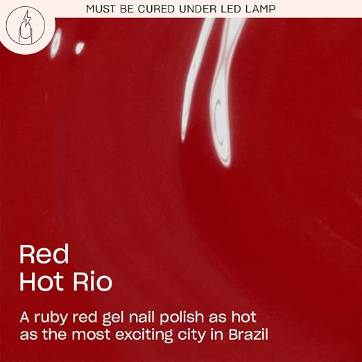 Red Hot Rio | Opaque Bright Warm Ruby Red