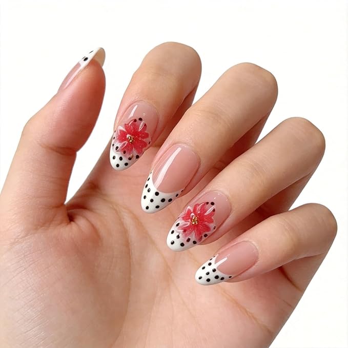Polka dot flowers
