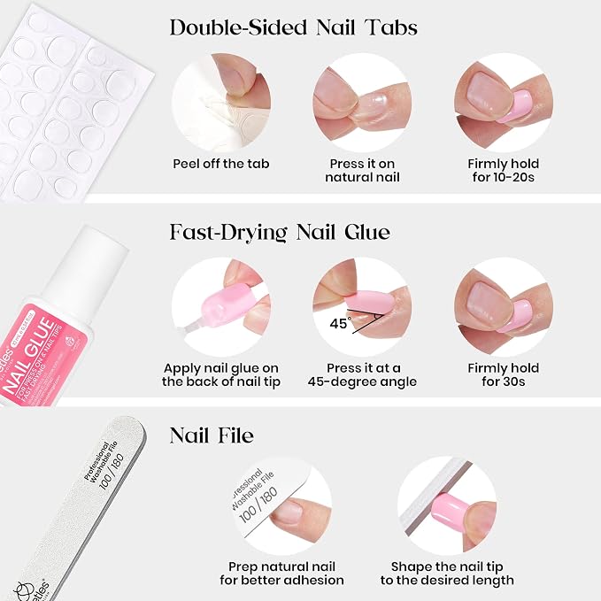 C - Nail Kit | Short Almond | Chromatic Reverie 720PCS