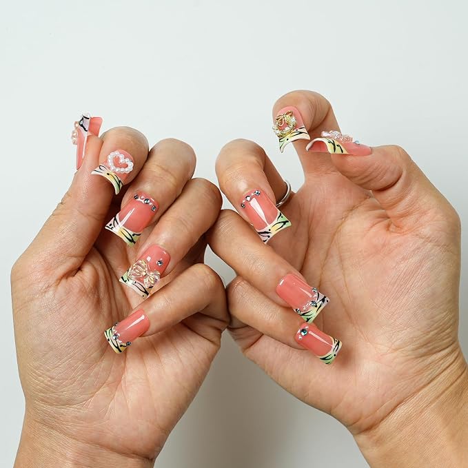 Coral Tiger Bow