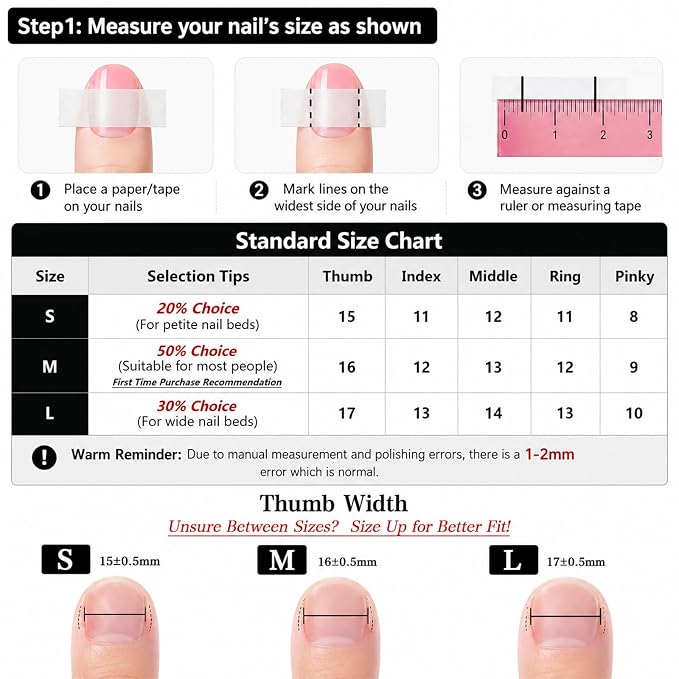 Press on nails brown