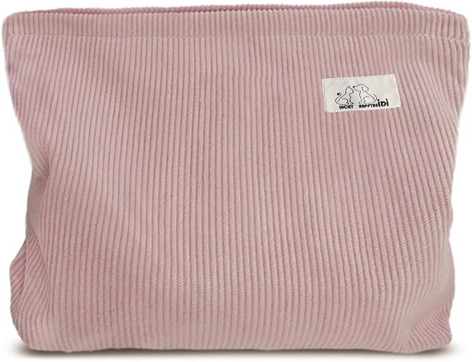 LG Creamy Pink Corduroy with Compartment