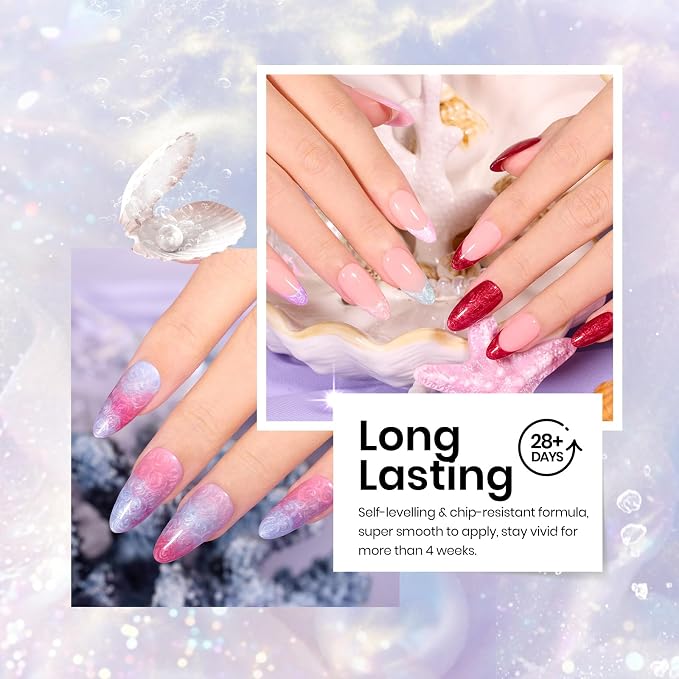 20-Pearl Cat Eye Gel Nail