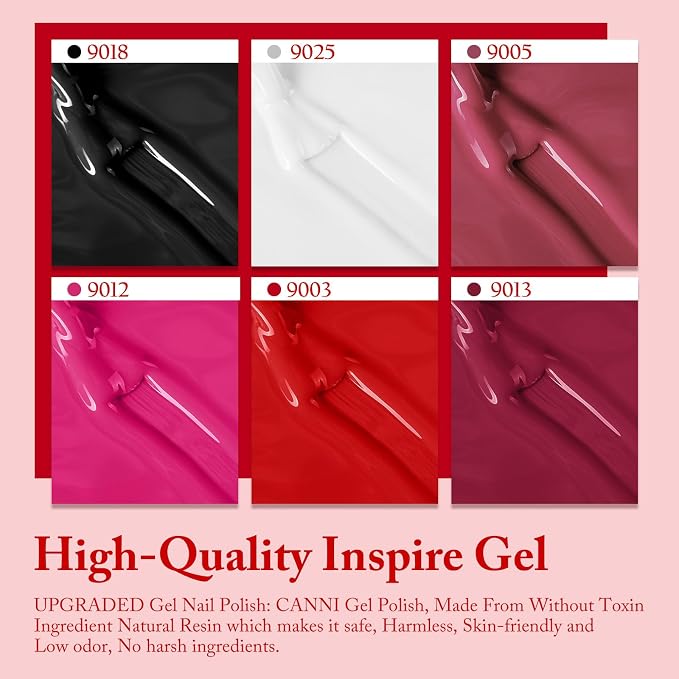 Black White Red Pink Set