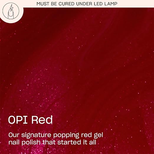 OPI Red | Opaque Bright Red Pearl Shimmer