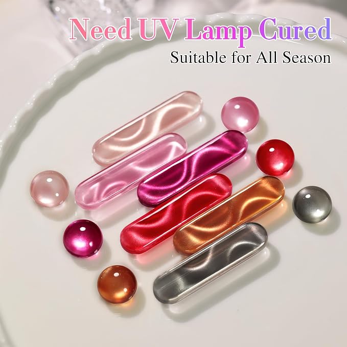 Glass Nude Pink Purple Red Brown Black