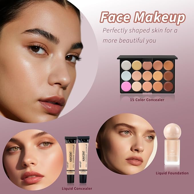 KAVCENT Medium Makeup Set