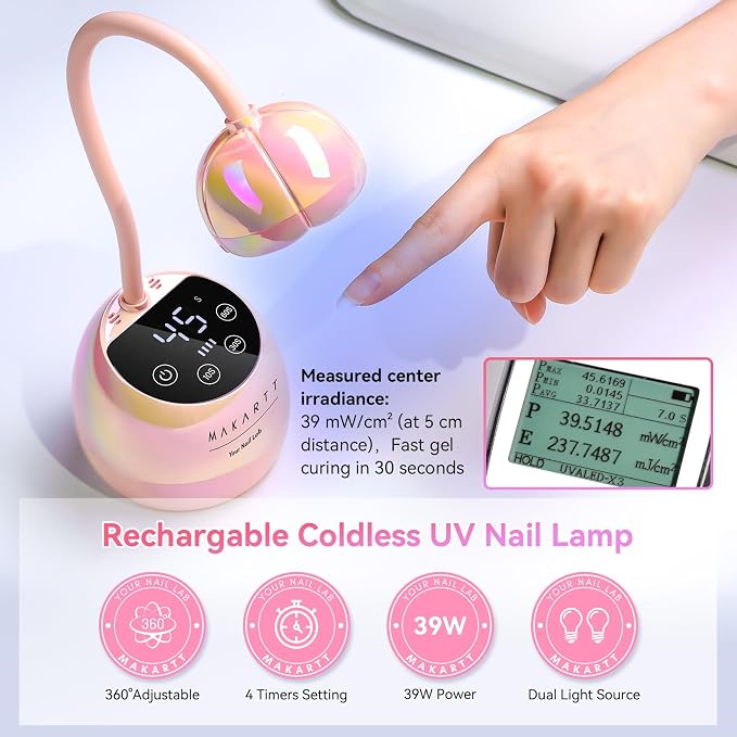 A03-nail lamp-Glazed Pink
