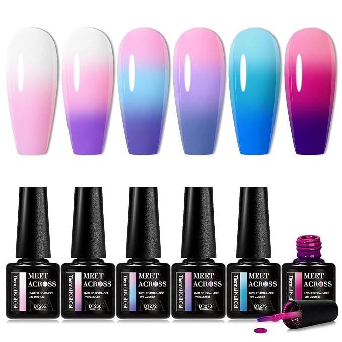 8Pcs Color Changing Gel