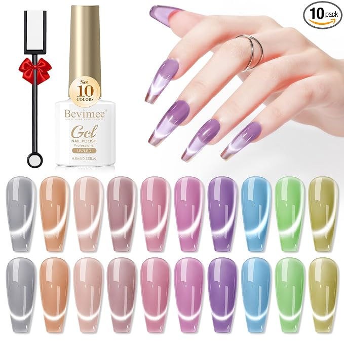 10 Colors-Moonlight Cat Eye Gel