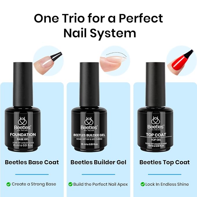A-Base & Top & Builder | 3pcs 15ml