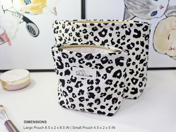 LG-White Leopard Twill-Set 2