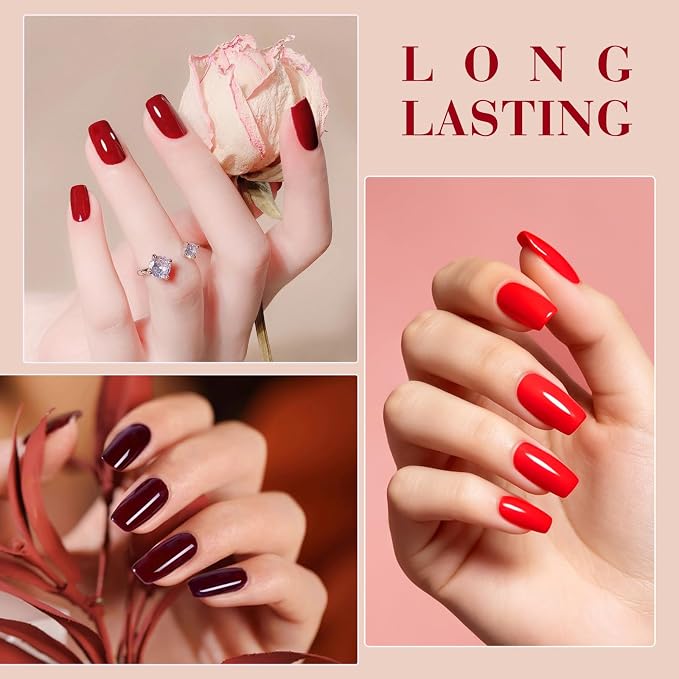 Glitter Burgundy Wine-2309