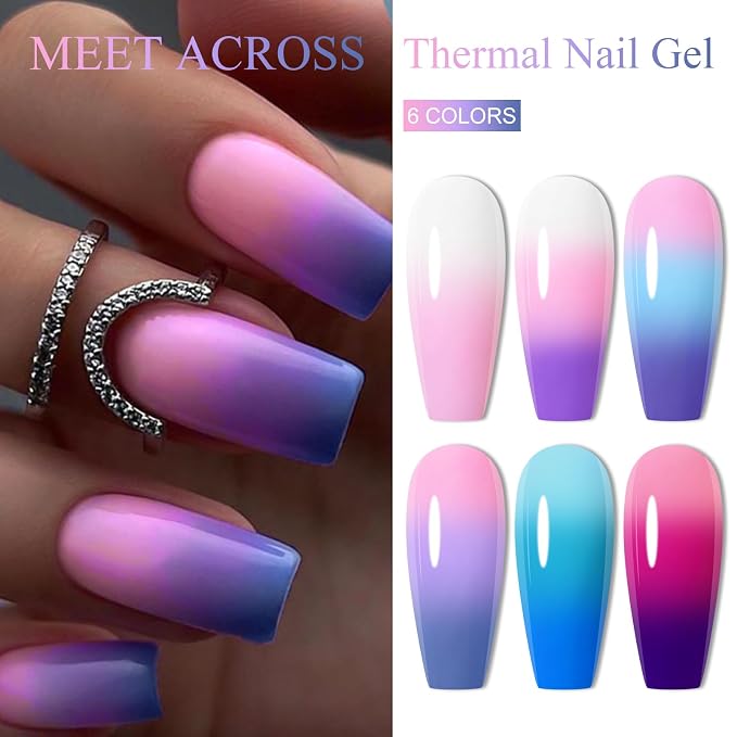 8Pcs Color Changing Gel