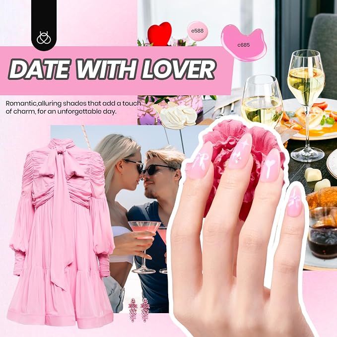 1-Chic Outfits Gel Nail Kit
