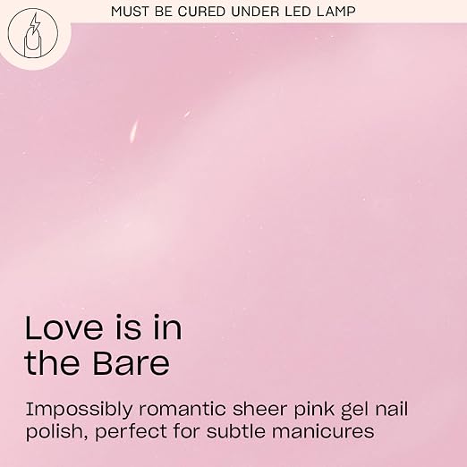 Love is in the Bare | Sheer Soft Pink