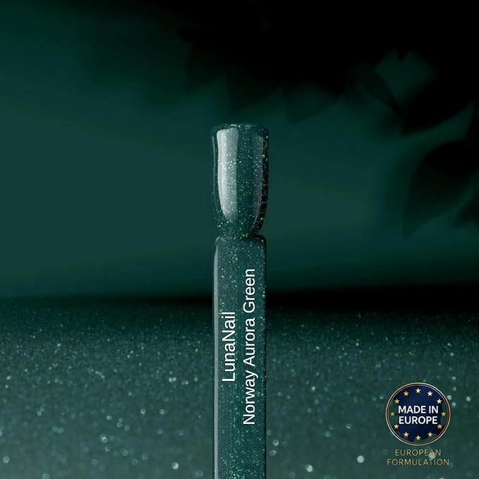 Norway Aurora Green Glitter