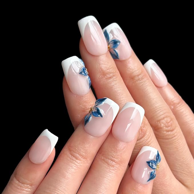 Short Square Flower-3