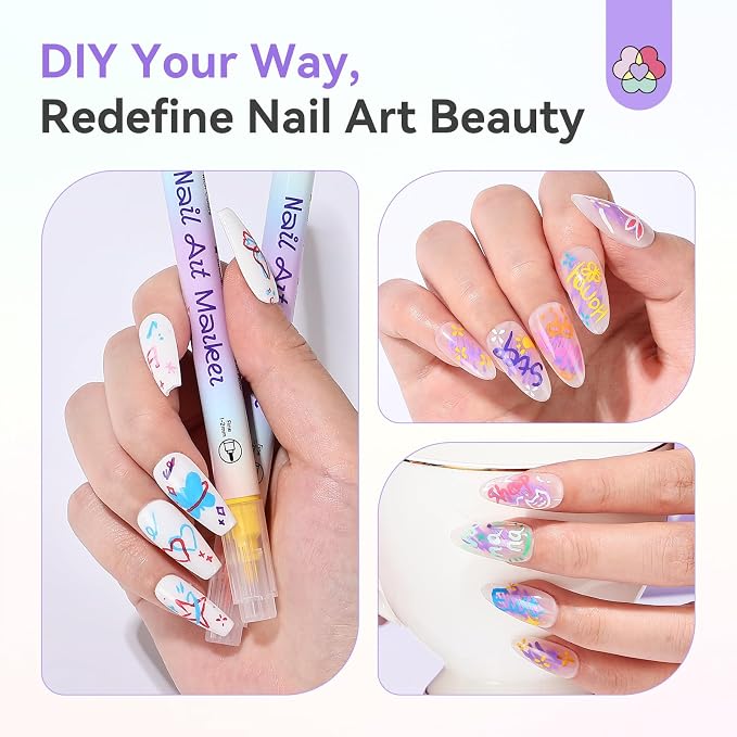 24 Colors Nail Polish Pens Set 1