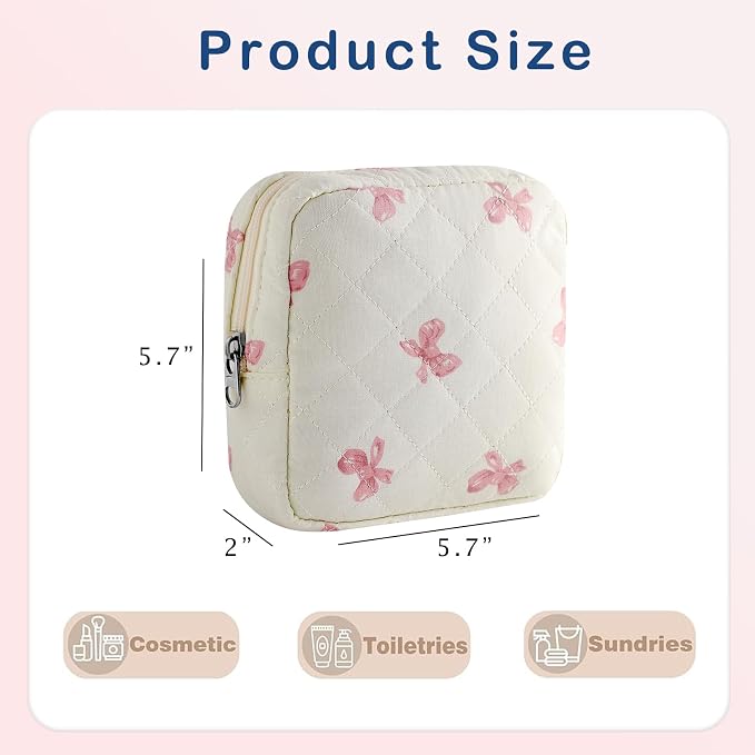 08White Pink Bow
