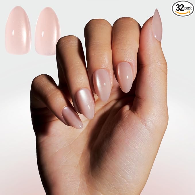 She Wears Crystals on Her Nails