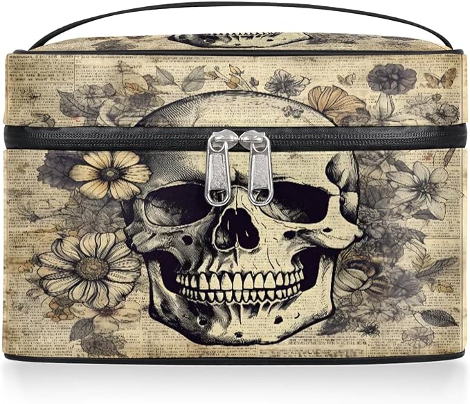 Vintage Skull Flower
