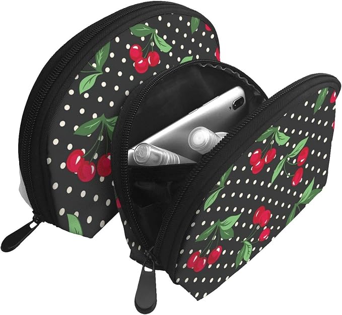 Cherry Black Polka Dot