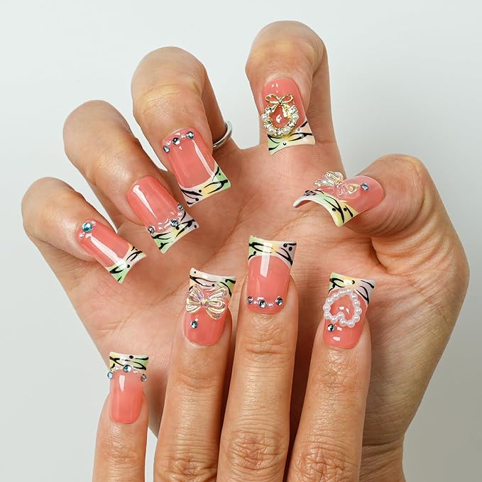 Coral Tiger Bow